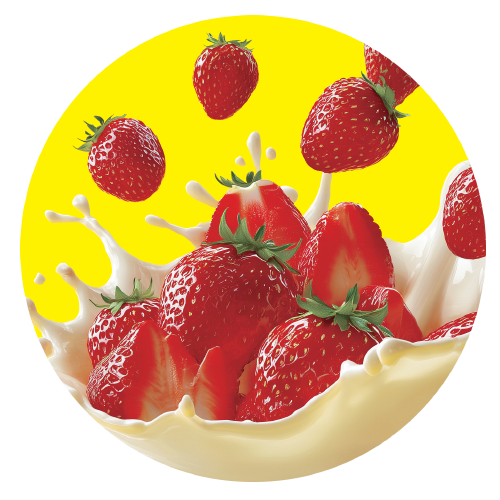 strawberry-cream-badge