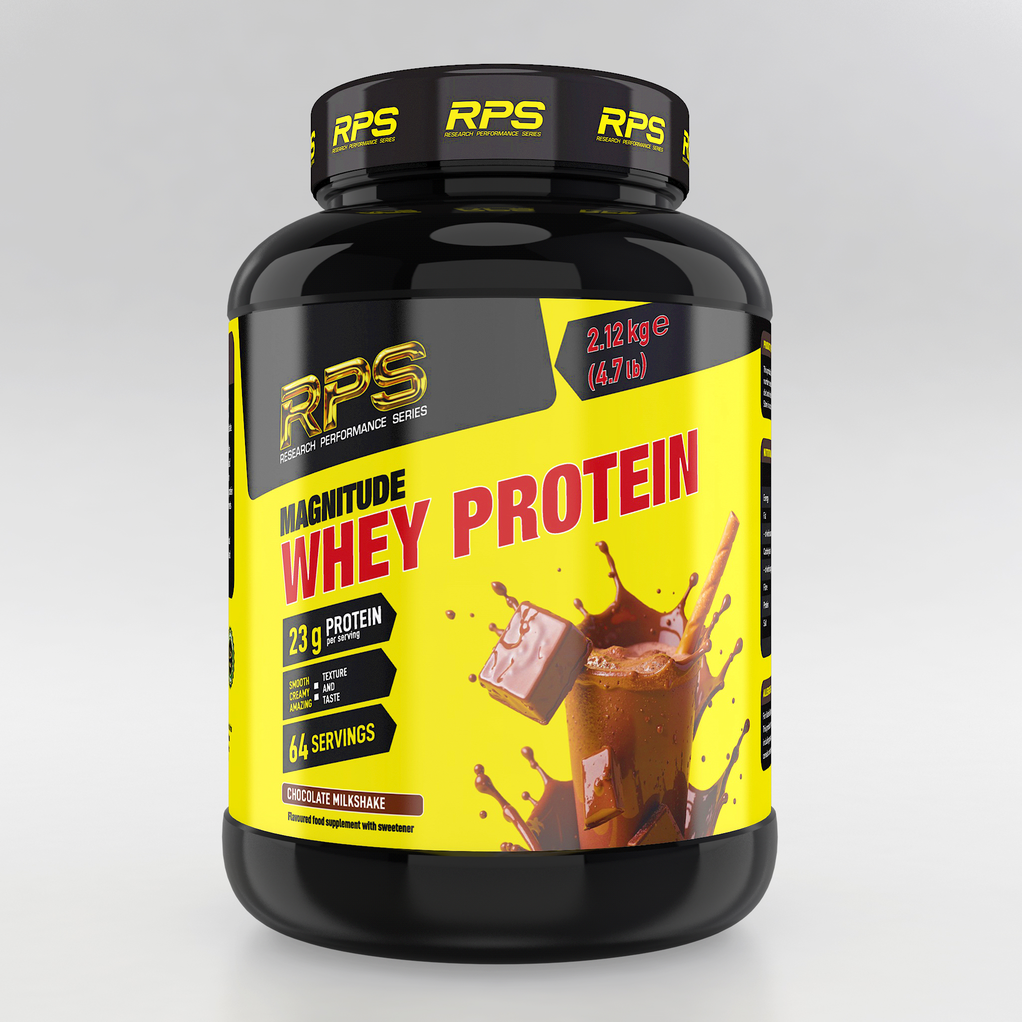 RPS-magnitude-whey-protein-chocolate milkshake